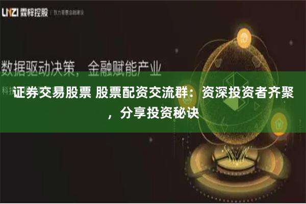 证券交易股票 股票配资交流群：资深投资者齐聚，分享投资秘诀